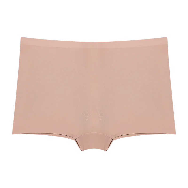 4Pcs/Set Women's Seamless Sports Boxer Panties Underwear Female Solid Color Comfortable Briefs Lingerie Intimate Underpant S-XL