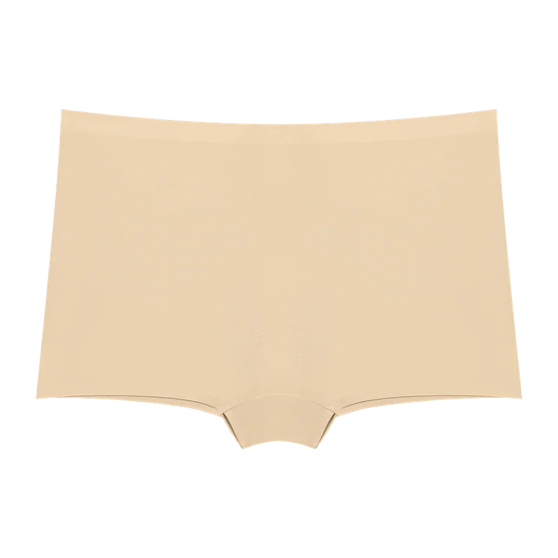 4Pcs/Set Women's Seamless Sports Boxer Panties Underwear Female Solid Color Comfortable Briefs Lingerie Intimate Underpant S-XL