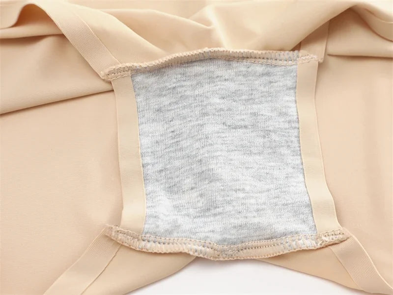 4Pcs/Set Women's Seamless Sports Boxer Panties Underwear Female Solid Color Comfortable Briefs Lingerie Intimate Underpant S-XL