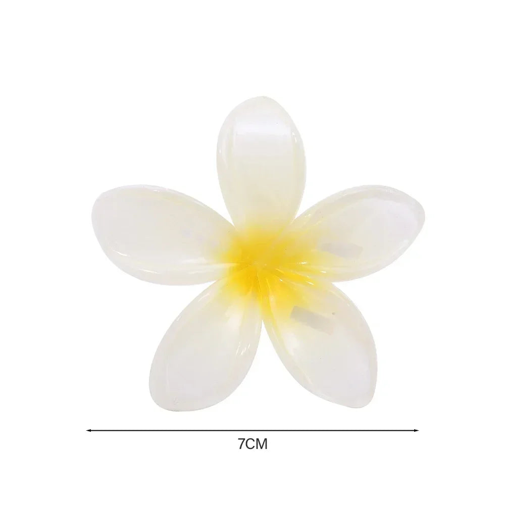 18Pcs Egg Flower Hair Clips Gradient Candy Color Flowers Suitable for Daily Use Backcombed Ponytail Shark Clip Hair Accessories