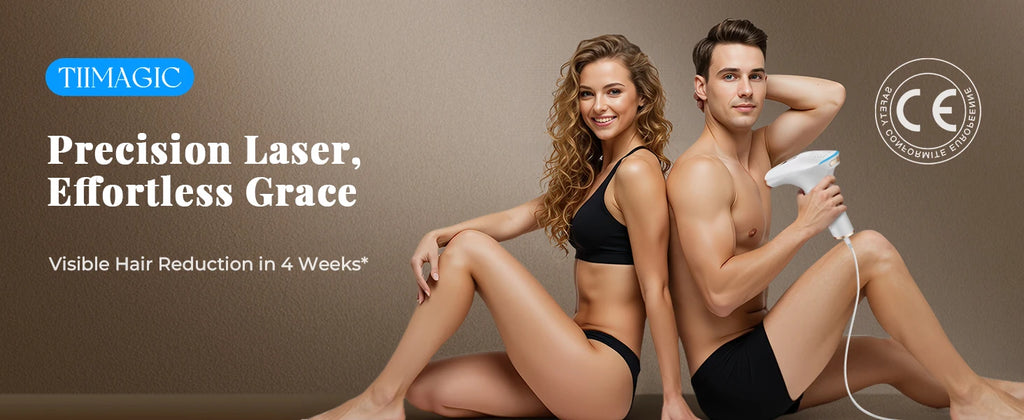 Updated IPL Hair Removal Laser Device 999900+ Flashes 21J Auto/Manual Mode for Men Women Facial Body Bikini  in 4 Weeks Home Use