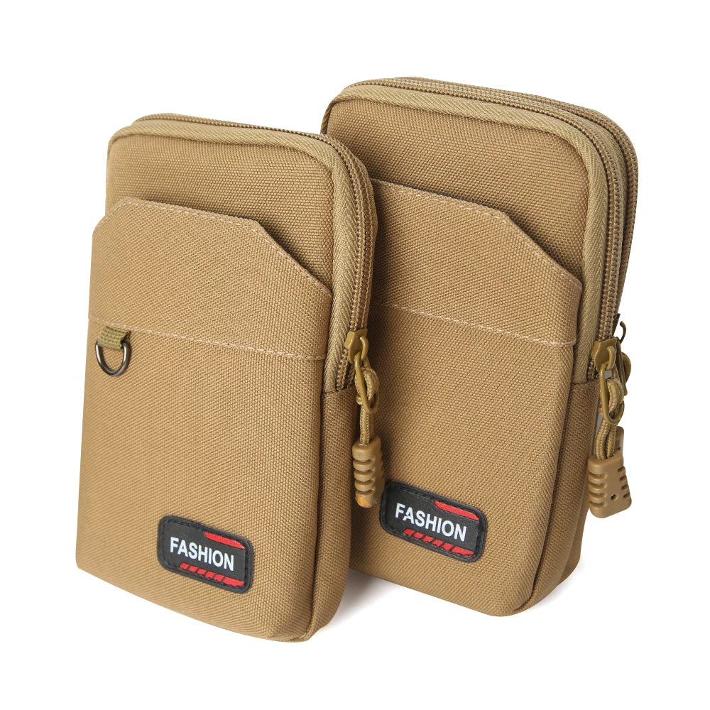 EDC Molle Bag Purse Nylon Waist Bag Outdoor Waist Fanny Pack Men Phone Pouch Camping Hunting Sports Bag