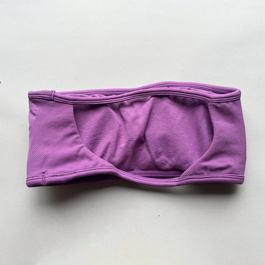 NO LOGO Backless Bandeau Sports Bra Gym Women Top Crop Tube Yoga Tops Halter Sports Seamless Bras Scrunch Workout Yoga Tank