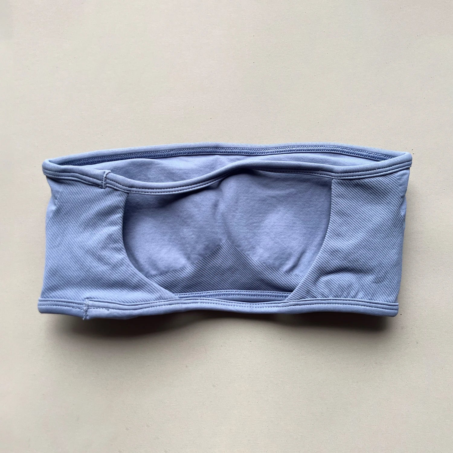 NO LOGO Backless Bandeau Sports Bra Gym Women Top Crop Tube Yoga Tops Halter Sports Seamless Bras Scrunch Workout Yoga Tank